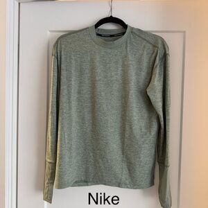 Nike Green Long Sleeve Shirt